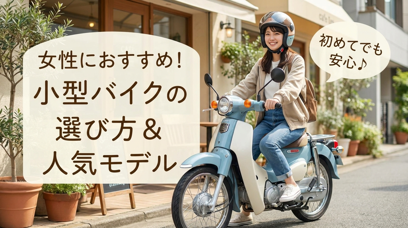 女性におすすめの小型バイクは？初めてでも安心の選び方と人気モデル