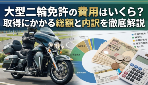 大型二輪免許の費用はいくら？取得にかかる総額と内訳を徹底解説