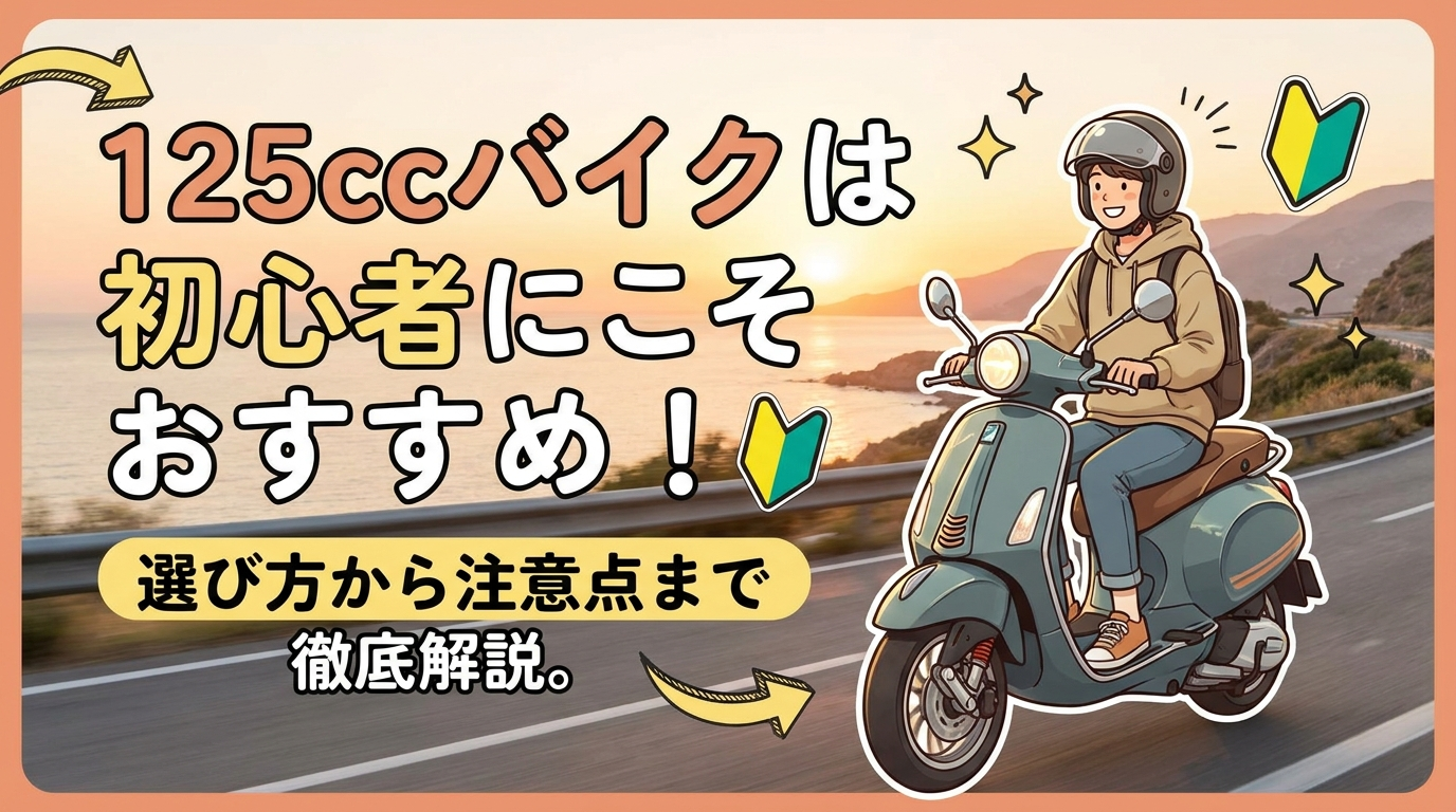 125ccバイクは初心者にこそおすすめ!選び方から注意点まで徹底解説。