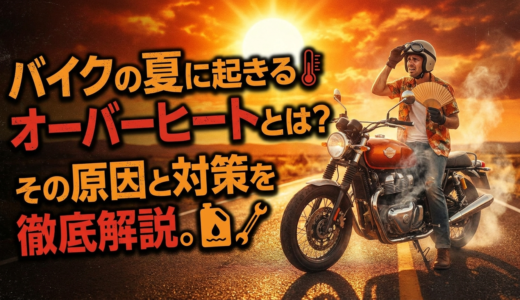 バイクの夏に起きるオーバーヒートとは？その原因と対策を徹底解説。